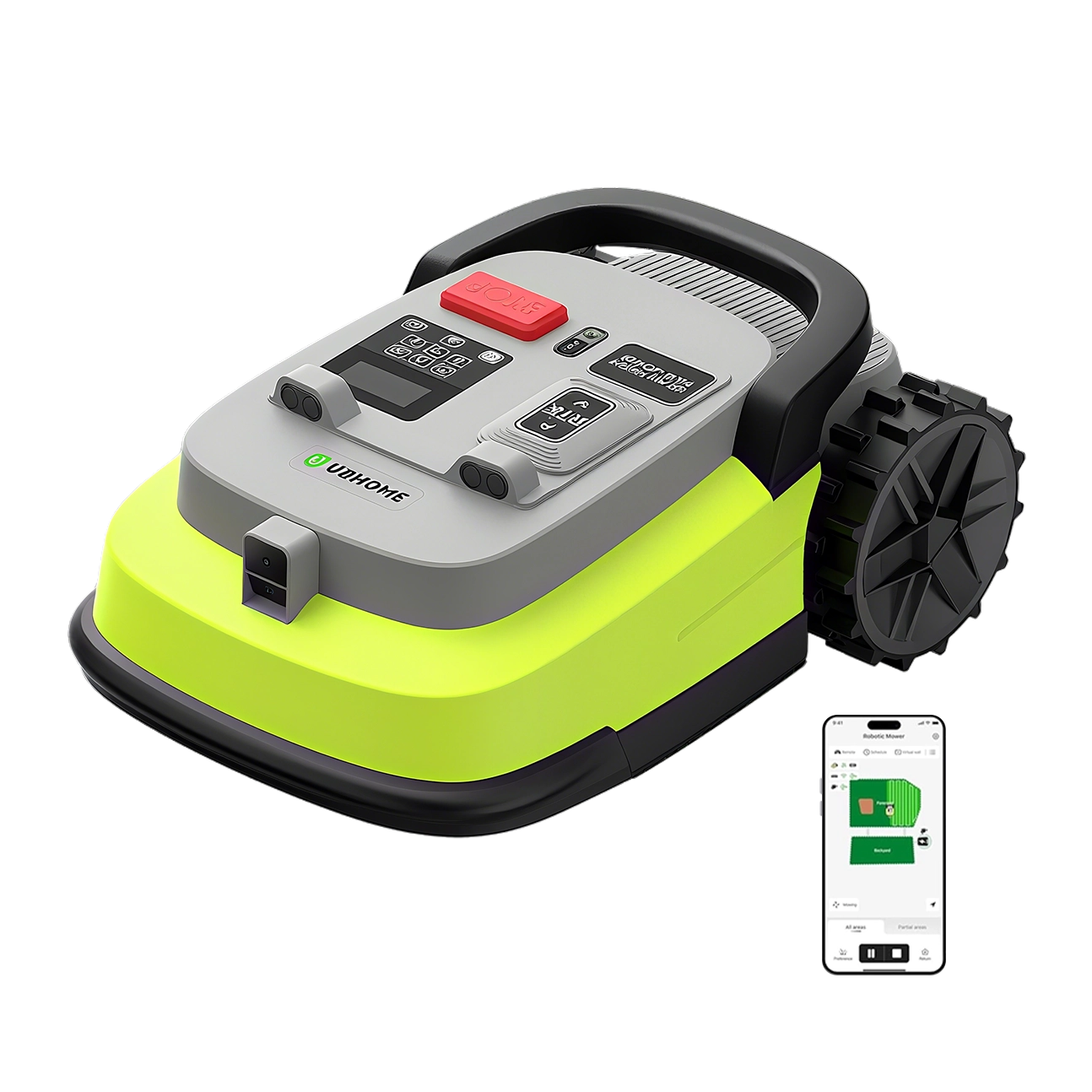 UBHOME M10 Robotic Lawn Mower-test